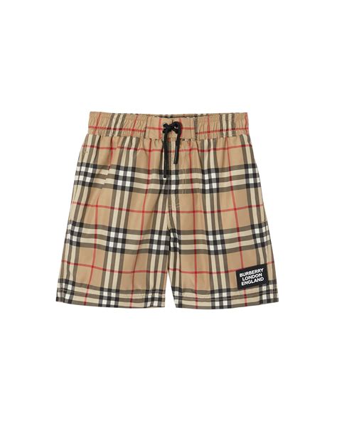 burberry baby boy swim trunks|designer swim trunks for boys.